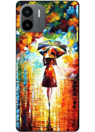 Силиконовый бампер чехол для xiaomi redmi a1/a2 с рисунком прогулка