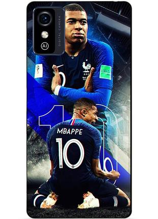 Силіконовий бампер чохол для zte blade l9 з малюнком mbappe франція