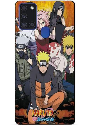 Силіконовий бампер чохол для samsung a21s з малюнком аніме naruto