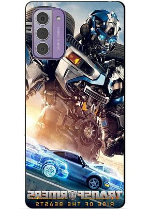 Силиконовый чехол бампер для nokia g42 с рисунком мираж трансформеры