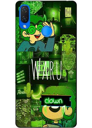Силіконовий бампер чохол для huawei p smart plus вару 13 карт