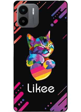 Силиконовый бампер чехол для xiaomi redmi a1/a2 с рисунком likee