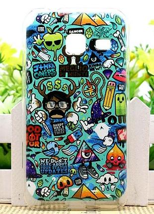 Чохол для samsung j105 galaxy j1 mini з картинкою комікс