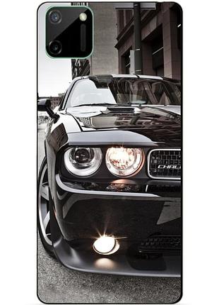 Силиконовый чехол бампер для realme c11 с рисунком dodge