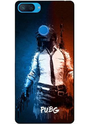 Силіконовий чохол бампер для xiaomi mi 8 lite з малюнком pubg