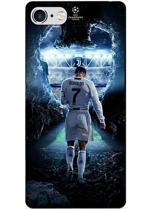 Силиконовый чехол бампер для iphone 6 с рисунком ronaldo роналдо