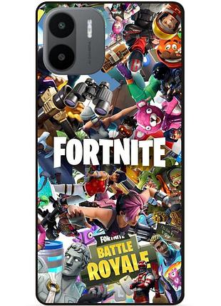 Силиконовый чехол бампер для xiaomi redmi a2 / a1 с картинкой fortnite фортнайт