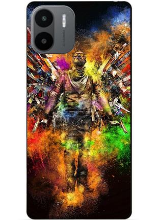 Силиконовый чехол бампер для xiaomi redmi a2 / a1 с рисунком воин контр-страйк counter-strike