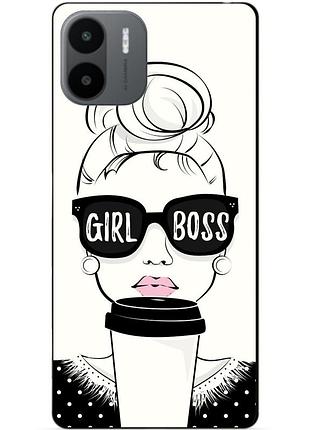 Силиконовый чехол бампер для xiaomi redmi a2 / a1 с рисунком girl boss