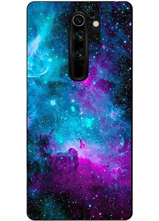 Чехол силиконовый для xiaomi redmi note 8 pro с рисунком галактика