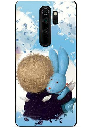 Силиконовый чехол бампер для xiaomi redmi note 8 pro с рисунком любимый зайка