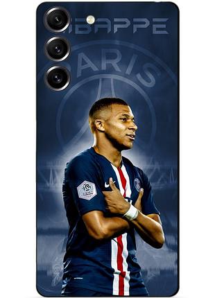 Силиконовый бампер чехол для samsung s20 fe с рисунком мбаппе псж mbappe