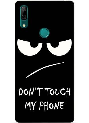 Чехол силиконовый для huawei p smart z с рисунком dont touch