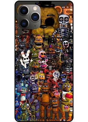Силіконовий бампер чохол для iphone 11 pro max з малюнком freddy фредді аніматроніки