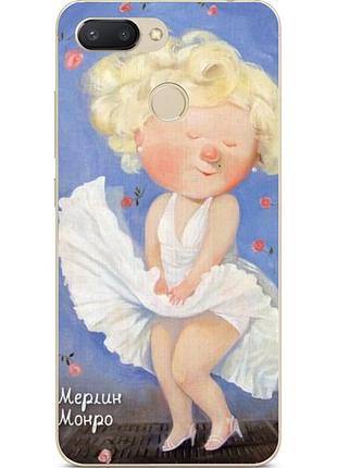 Бампер силіконовий для huawei p smart з малюнком гапчинська монро
