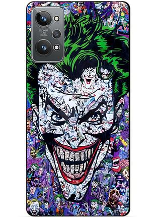 Силіконовий чохол бампер для realme gt2 з малюнком джокер joker