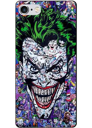 Силіконовий чохол бампер для iphone 6 з малюнком джокер joker