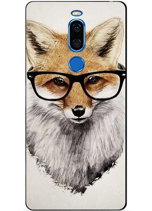 Чохол силіконовий для meizu x8 з малюнком лисиця