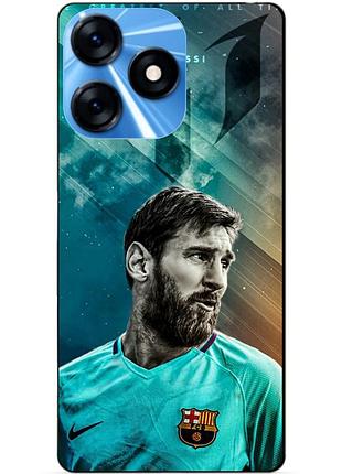 Силіконовий чохол бампер для tecno spark 10 з малюнком leo messi мессі
