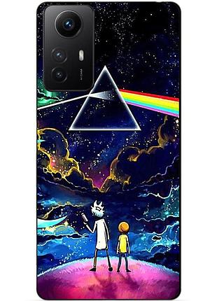 Силіконовий бампер чохол для xiaomi redmi note 12s з малюнком rick and morty рік і морті