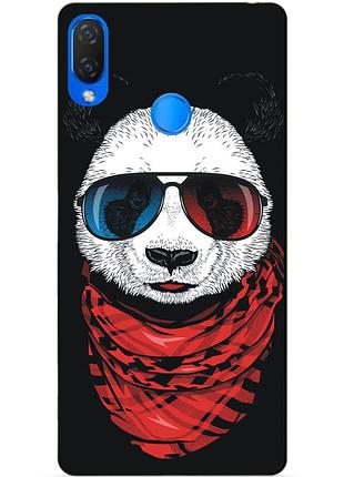 Силіконовий бампер чохол для huawei p smart plus з малюнком панда