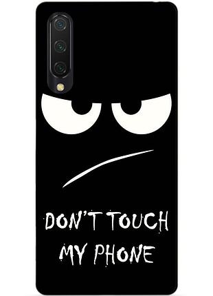 Силиконовый бампер чехол для xiaomi mi 9 lite с рисунком глаза