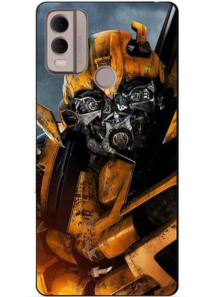 Силіконовий чохол бампер для nokia c22 з малюнком бамблбі bumblebee трансформери