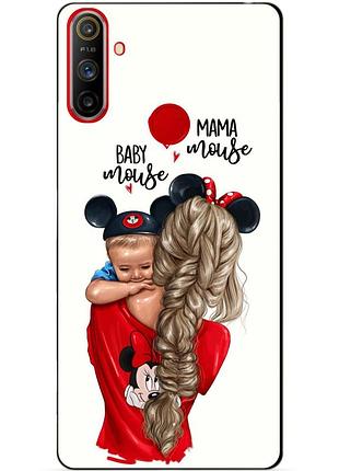 Силіконовий чохол бампер для realme c3 з малюнком mouse
