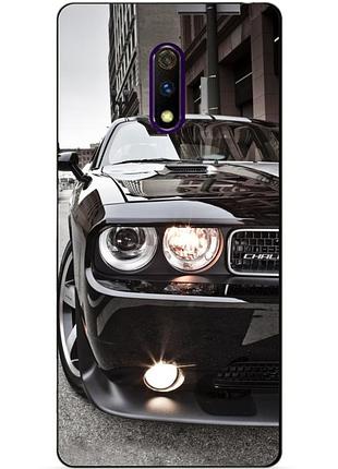 Силиконовый чехол бампер для realme x с рисунком dodge