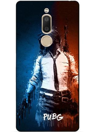 Силиконовый бампер чехол для meizu m6t с рисунком pubg