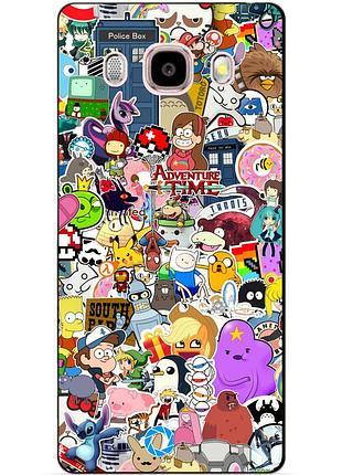Силіконовий чохол бампер для samsung j510 galaxy j5-2016 з малюнком мультфільми
