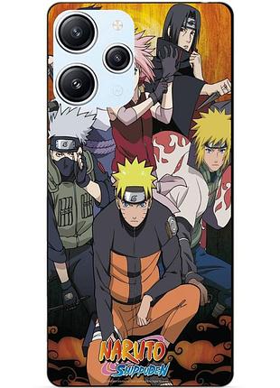 Силиконовый бампер чехол для xiaomi redmi 12 рисунок naruto аниме наруто