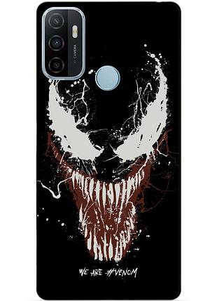 Силіконовий бампер чохол для oppo a53 з малюнком веном