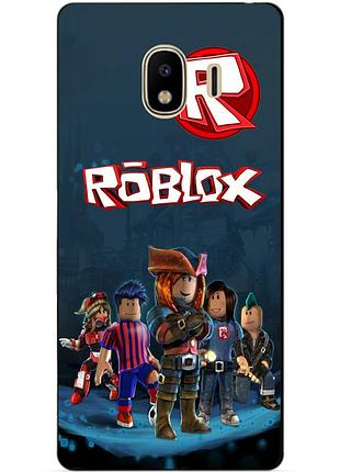 Силіконовий бампер чохол для samsung j2 2018 galaxy j250 з малюнком roblox