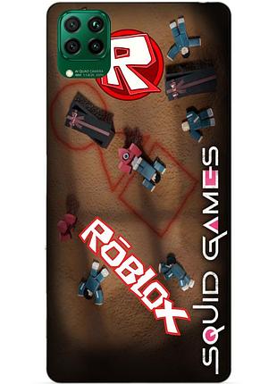 Силиконовый чехол бампер для huawei p40 lite roblox игра в кальмара