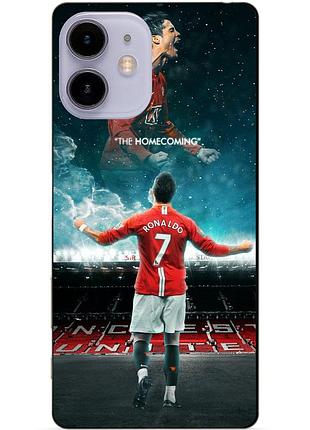 Силиконовый чехол бампер для iphone 11 с рисунком роналдо мю ronaldo