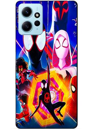 Силіконовий бампер чохол для xiaomi redmi note 12 з малюнком людина-павук spider man