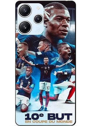 Силіконовий бампер чохол для xiaomi redmi 12 малюнок мбаппе франція mbappe
