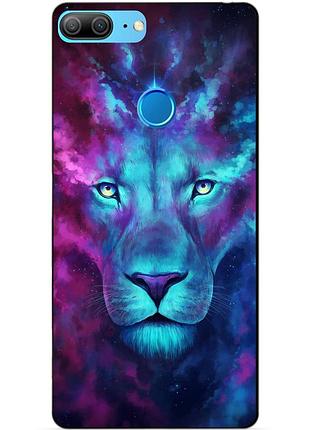 Чехол силиконовый для huawei honor 9 lite с рисунком космический лев