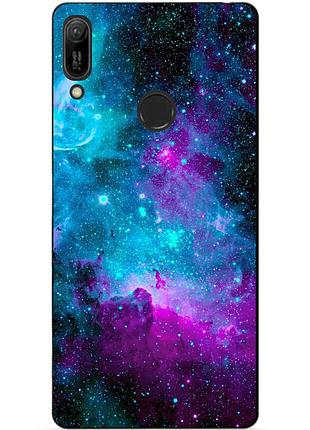 Силіконовий чохол для huawei y6 prime 2019 з малюнком галактика