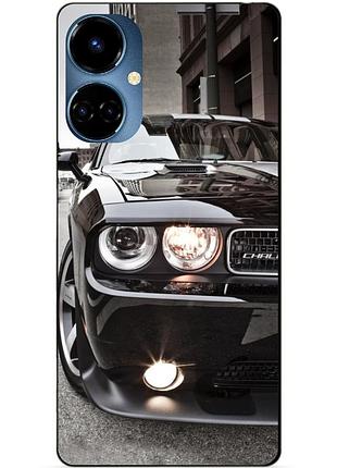 Силіконовий бампер чохол для tecno camon 19/19 pro з малюнком dodge