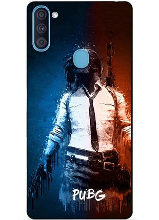 Силіконовий бампер чохол для samsung a11 з малюнком pubg