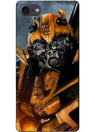 Силіконовий чохол бампер для iphone se 3 2022 з малюнком бамблбі bumblebee трансформери