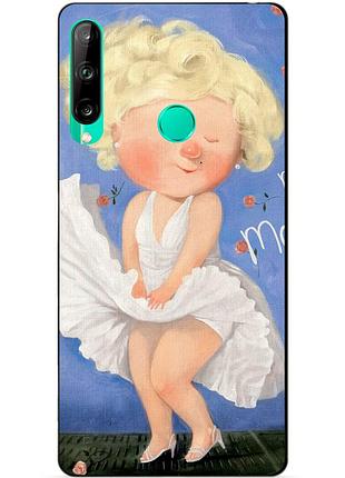 Силіконовий чохол бампер для huawei p40 lite e з малюнком монро гапчинська