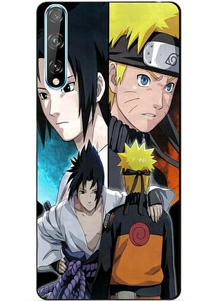 Силіконовий чохол бампер для huawei p smart s з малюнком наруто узумакі