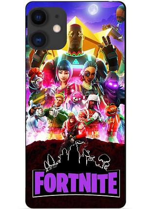Силіконовий бампер чохол для iphone 11 з малюнком fortnite фортнайт