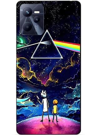 Силіконовий чохол бампер для realme c35 з малюнком rick and morty