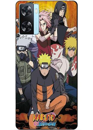 Силіконовий бампер чохол для oppo a57s з малюнком naruto аніме