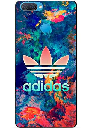 Силіконовий бампер чохол для oppo a12 a5s з малюнком adidas