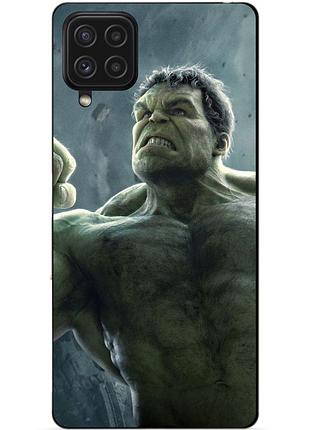Силіконовий чохол бампер для samsung m32 з малюнком халк marvel hulk